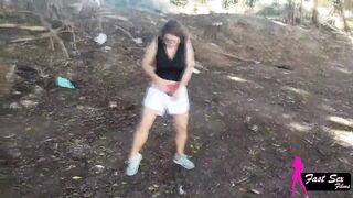 I SHOWED OFF IN THE PLAYGROUND AND GOT MY BREASTS JERKED OFF IN THE MIDDLE OF THE SQUARE ON THE STREET - 5 image
