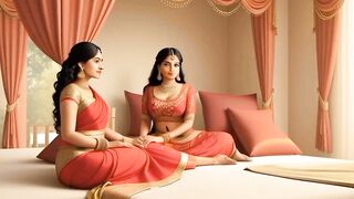 Hot Indian Desi Bhabhi Love Massage Full Uncut Sensual Massage & Deep Romance - 9 image