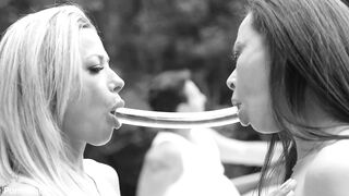 What Happens On Vacay Chapter 2: Shalina Devine And Olivia del Rio Cum Swap After Enjoying Outdoor DP Gangbang GP3247 - 10 image