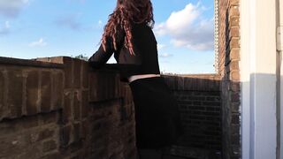 Young Wife Cheating on balcony - 1 image