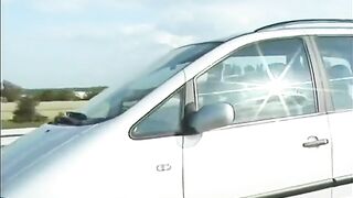 What a Bastard in Traffic! Hitchhiking Is the Perfect Way to Pass the Time. (bf)