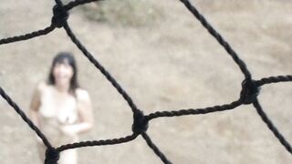 My wife working naked outside - 7 image
