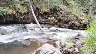 Backshots by the river: outdoor quickie - 9 image