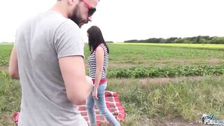 Exciting outdoor fucking for sexy teen Ani Mal with big tits - 2 image