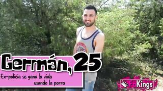 Young Spanish black babe tries the OUTDOOR DATE experience. She bangs a guy in public! - 5 image