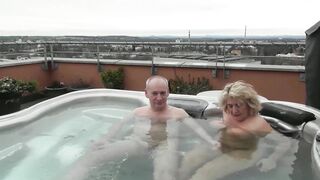 Outdoor Public Hot Tub Fucking - 1 image