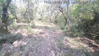 Outdoor Camper Gets Internal Creampie Public Forest