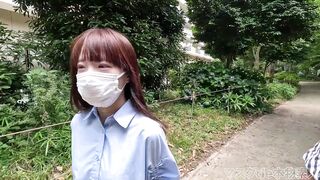 A 19-year-old slender beauty! Full face reveal, "Outdoor sex next to a container" and "Full view of the truck" are starting! - 4 image