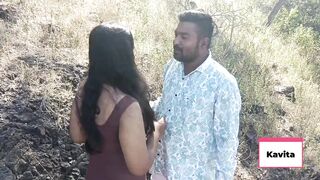 Real close up cum in mouth in jungle and dirty blowjob outdoor and kissing hot sex and doggystyle fuck in jungle - 2 image