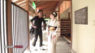 Intense Japanese seduction Aoi Mizunos hot outdoor blowjob action