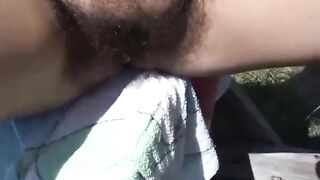 Hiker mature couple fucking outdoor - 5 image