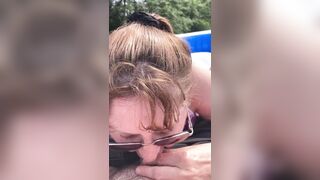 Nicebigddd outdoor blowjob