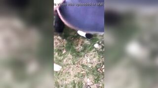 amateur piss outdoor clothed - 10 image