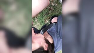 amateur piss outdoor clothed - 6 image