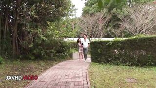 Mature Sultry Asian Beauty Gives Blowjob Outdoors With Miu Suzuha - 1 image