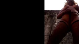 Elvie Slutty phone compilation masturbationg outdoor- Part