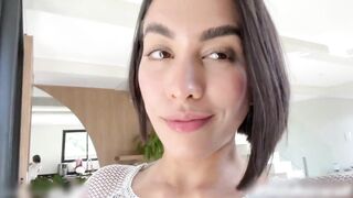 SQUIRTING or PEEING? She's excited to be caught by the neighbors! - 3 image