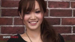 Wild JAV Star Miyu Gives Steamy Asian Blowjob in Threesome Action