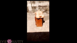 Elvie Slutty phone compilation being horny outdoor- Part 3