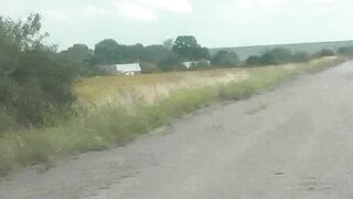 Naked in public. Wife blonde stopped car masturbated wet pussy fingers orgasm and squirted in front of random passerby. Solo Milf Fingering Handjob Close Up Pussy masturbation Outdoor Outside Nudity - 3 image