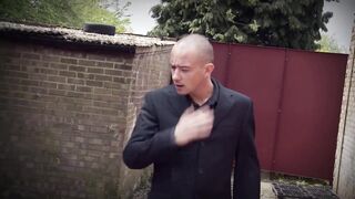 Brunette in Glasses & Lingerie Outdoor Anal A2M Facial - 2 image