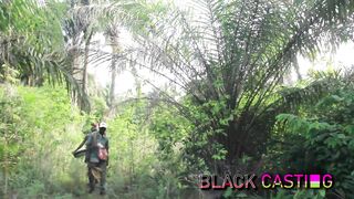 Drama time outdoor fuck with local Africans caught in the bush - 1 image