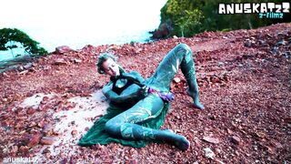 Outdoor Anal Dildo Masturbation Until I Pee