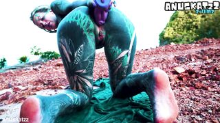 Outdoor Anal Dildo Masturbation Until I Pee - 12 image