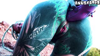 Outdoor Anal Dildo Masturbation Until I Pee - 13 image