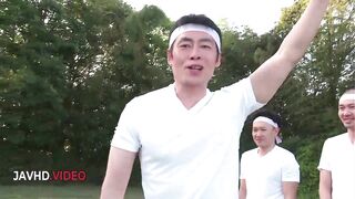 Japanese Passionate Group Fuck Outdoors Starring Sara Saijo Hot Scene - 2 image