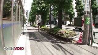 Akari Minamino JAV passionate blowjob ignites into intense fucking session