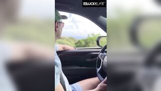 Busty Besties Danae Marie And Lacey Jane Enjoys An Outdoor Date And Blowjob