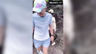 Busty Besties Danae Marie And Lacey Jane Enjoys An Outdoor Date And Blowjob