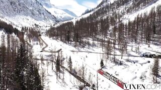 VIXEN Beautiful Blonde Bella Spark Ditches Boring BF For Passionate Outdoor Sex With Stranger - 1 image