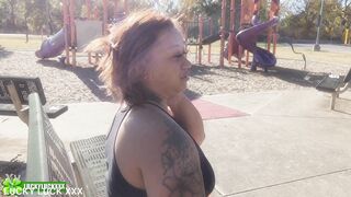 Lucky Gurl Nicole Santana - Playground Car Sex With A Big Booty Black Milf