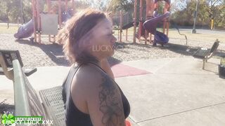 Lucky Gurl Nicole Santana - Playground Car Sex With A Big Booty Black Milf - 3 image