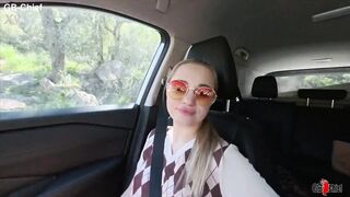 Young sexy girl outdoor fuck with older guy - 2 image