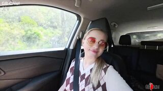 Young sexy girl outdoor fuck with older guy - 3 image