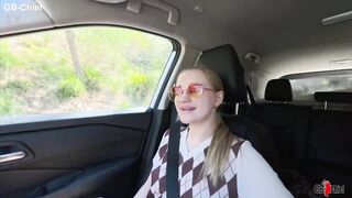 Young sexy girl outdoor fuck with older guy - 5 image