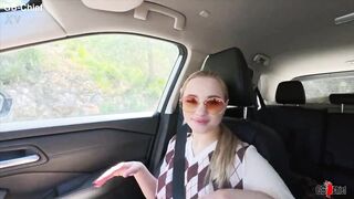Young sexy girl outdoor fuck with older guy - 6 image