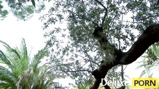 Horny alt teens Alice and Kevin fucking outdoor - 1 image