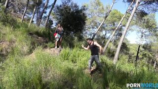 FREE Scene - Outdoor Painter Briana Banderas Uses Lumberman for Sex GP1639 - 4 image