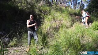 FREE Scene - Outdoor Painter Briana Banderas Uses Lumberman for Sex GP1639 - 5 image