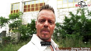 German m. persuaded for outdoor sexdate and fucked pov - 1 image