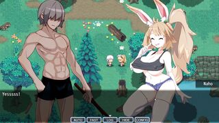 Beyond the Portal Island's Salvation [ Hentai Game ] Ep.1 FIRST TIME and CUM twice inside her bunnygirl pussy ! - 12 image
