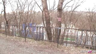 Ugly Grandpa Outdoor Sex with Cute - 10 image