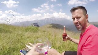FUCKING CRAZY HOLIDAYS (UNCENSORED) - episode 3 - OUTDOOR FUCK SURROUNDED BY MOUNTAINS - INCL. PISSING - 3 image