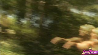 Hot Blonde Eva Angelina Outdoor Fucking and Deepthroating Hard Dick