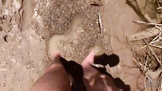 Sparks Go Wild outdoor fucking in the mud - 3 image