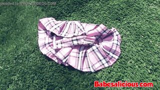 Babesalicious - Outdoor Lesbo Brunette Slutty Sex